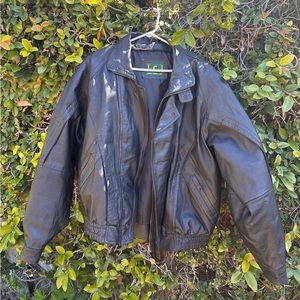 ICI unisex leather jacket